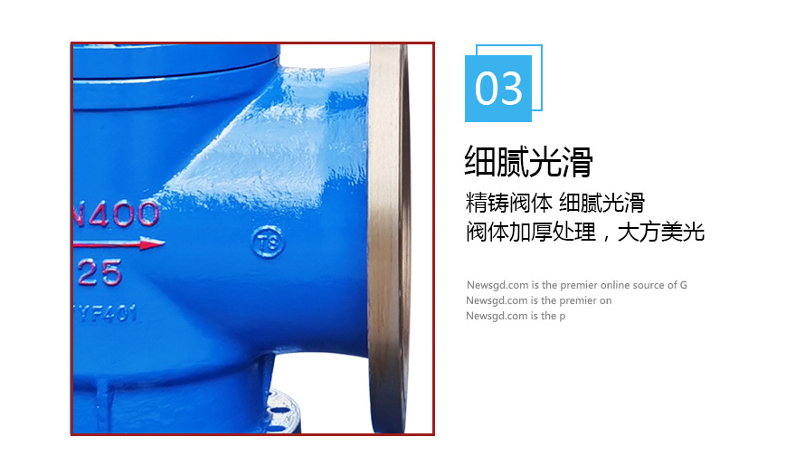 彈簧全啟式手柄安全閥表面細節